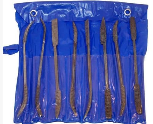 Stainless Steel Rifflers - 8pc