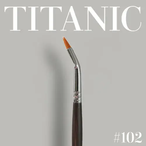Titanic Brush 102 Bent Glue Brush
