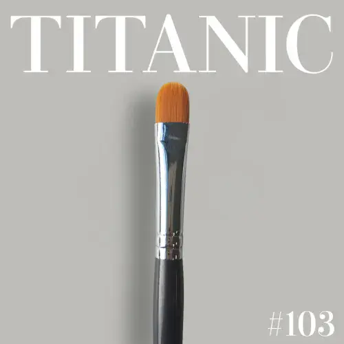 Titanic Brush 103 Medium Filbert Brush
