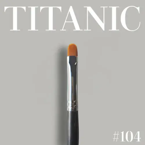 Titanic Brush 104 Small Filbert Brush