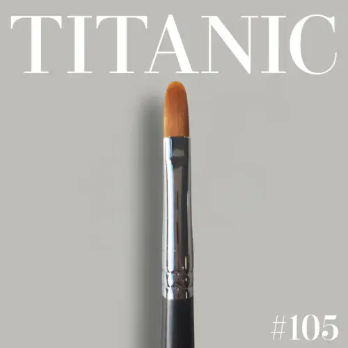 Titanic Brush 105 Long Filbert Brush