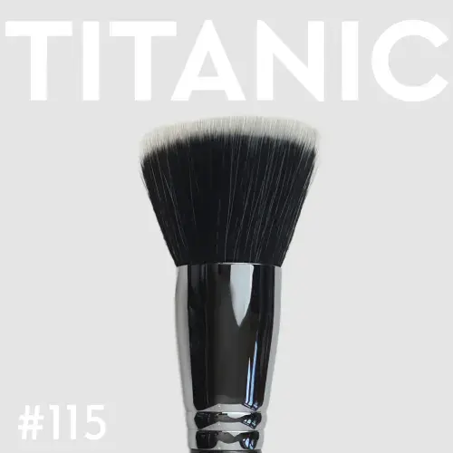 Titanic Brush 115 XL Duo Fibre Body Stipple Brush