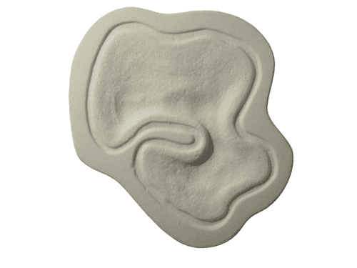 Zombie Right Brow Flat Mould