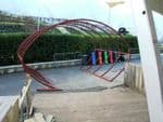 The Eden project entrance portals