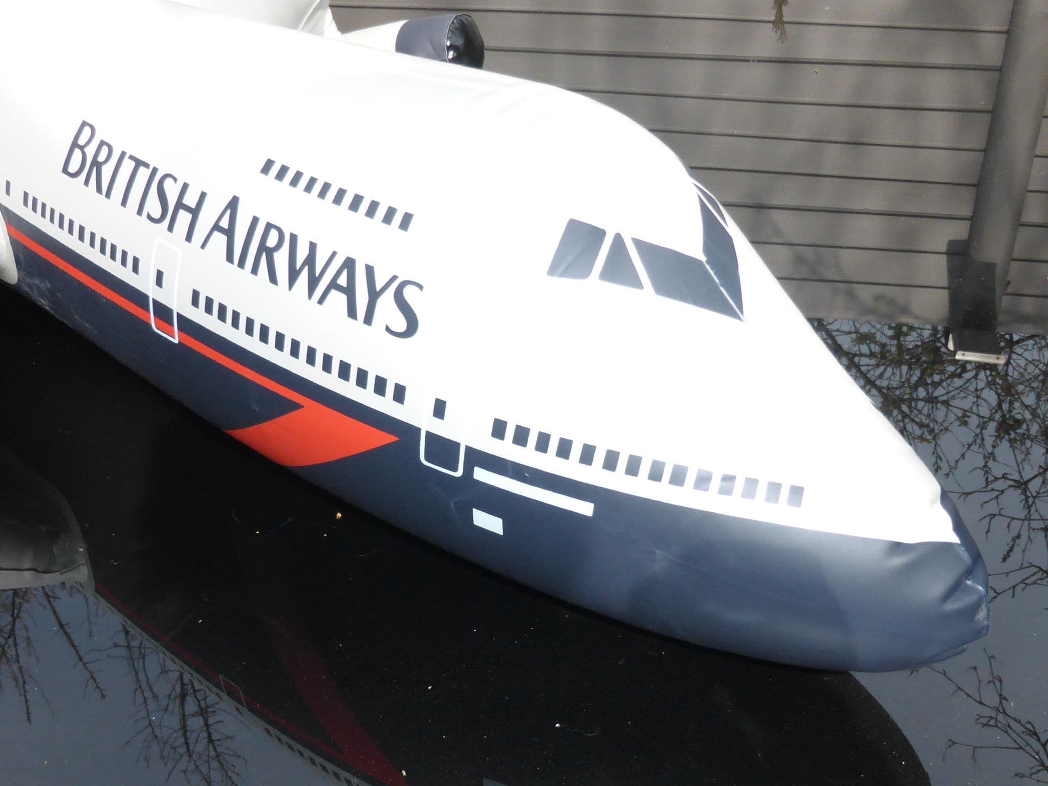 1990 s Vintage British Airways Inflatable Boeing 747 Airplane