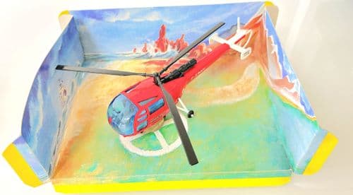 Aérospatiale Alouette III Solido Vintage Diecast Helicopter Model Scale 1:60