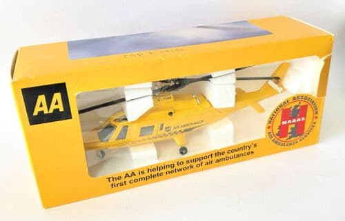AgustaWestland AW109 AA Air Ambulance Diecast Helicopter Model Scale 1:50