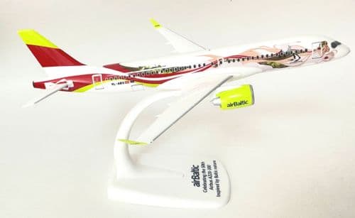Airbus A220-300 Air Baltic 50th A220 Herpa Snap Fit Collectors Model Scale 1:200