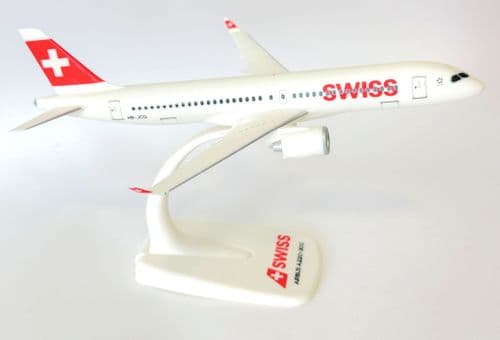 Airbus A220-300 Swiss International Herpa Snap Fit Collectors Model Scale 1:200