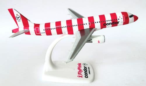 Airbus A320 Condor Airlines FlyPink Snap Fit Collectors Model Scale 1:200