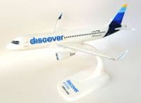 Airbus A320 Discover Airlines Herpa Snap Fit Collectors Model Scale 1:200