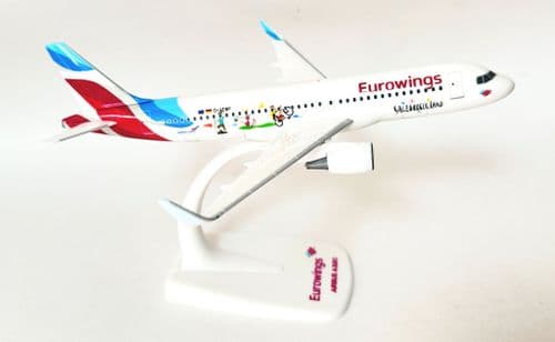 Airbus A320 Eurowings 'Salzburger Land' Snap Fit Collectors Model Scale 1:200
