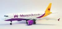 Airbus A320 Monarch Airlines Purple JC Wings Metal Collectors Model 1:200 XX2501