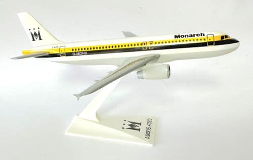 Airbus A320 Monarch Airlines Snap Fit Collectors Model Airliner Scale 1:200