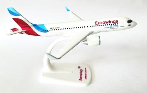 Airbus A320neo Eurowings Herpa Snap Fit Collectors Model Aircraft Scale 1:200