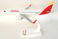 Airbus A320neo Iberia Spain Snap Fit Collectors Model Scale 1:200 613064
