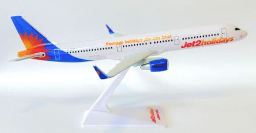 Airbus A321 Jet2 Holidays Snap Fit Airliner Collectors Model Scale 1:200