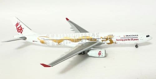 Airbus A330-300 Dragonair 25 Anniv Hong Kong Mini Diecast Collectors Model 1:400