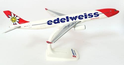 Airbus A330-300 Edelweiss Airlines Herpa Snap Fit Collectors Model 1:200