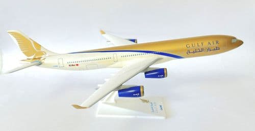 Airbus A340-300 Gulf Air Bahrain Snap Fit Airliner Collectors Model 1:200