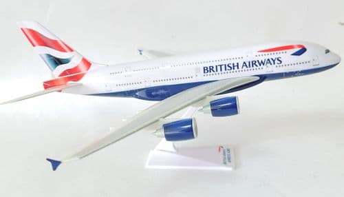 Airbus A380 British Airways Snap Fit Collectors Airliner Model Scale 1:250