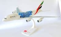 Airbus A380 Emirates EXPO 2020 Blue Snap Fit Collectors Model Scale 1:250