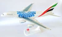 Airbus A380 Emirates EXPO 2020 Blue Snap Fit Collectors Model Scale 1:250