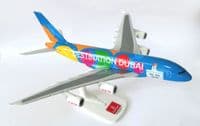 Airbus A380 Emirates EXPO Dubai Snap Fit Collectors Airliner Model Scale 1:250