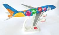 Airbus A380 Emirates EXPO Dubai Snap Fit Collectors Airliner Model Scale 1:250