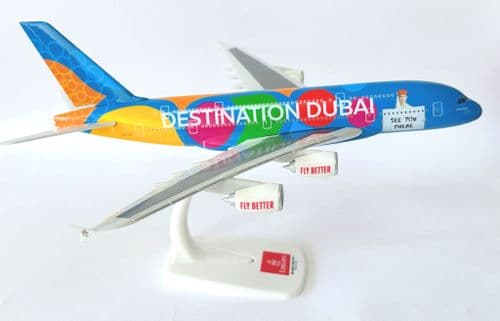 Airbus A380 Emirates EXPO Dubai Snap Fit Collectors Airliner Model Scale 1:250