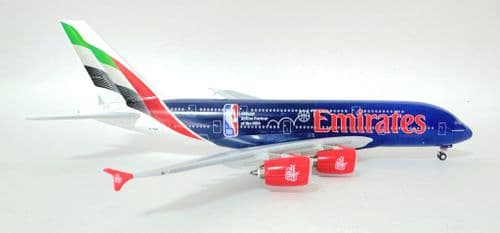 Airbus A380 Emirates NBA Livery Gemini Jets Diecast Model Scale 1:400 GJUAE2271