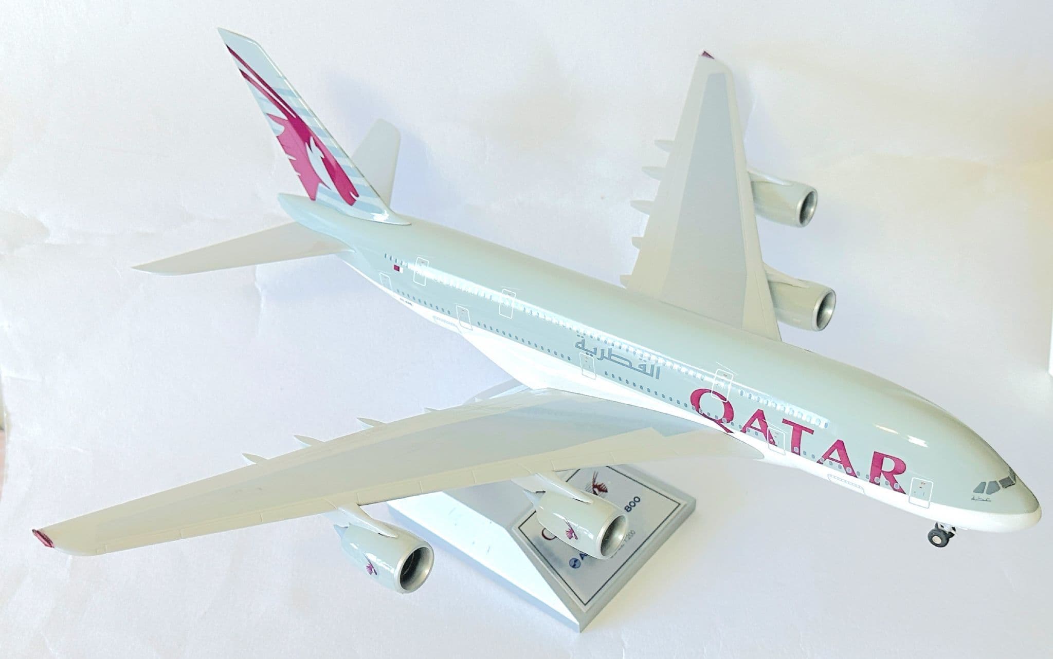 Airbus A380 Qatar Airways Socatec Collectors Model Scale 1