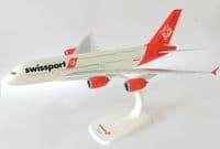 Airbus A380 Swissport Herpa PPC Snap Fit Collectors Model Scale 1:250