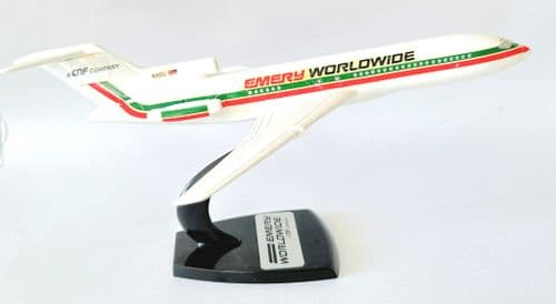 Boeing 727-100 Emery Worldwide 1980s Vintage AirJet Collectors Model Scale 1:150