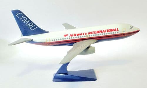 Boeing 737-200 Airways International Cymru Vintage Wooster Collectors Model Scale 1:180