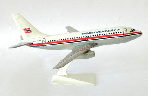 Boeing 737-200 Braathens SAFE Norway 1980's Wooster Collectors Model Scale 1:180