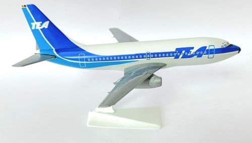 Boeing 737-200 TEA Trans European 1980's Wooster Collectors Model Scale 1:180