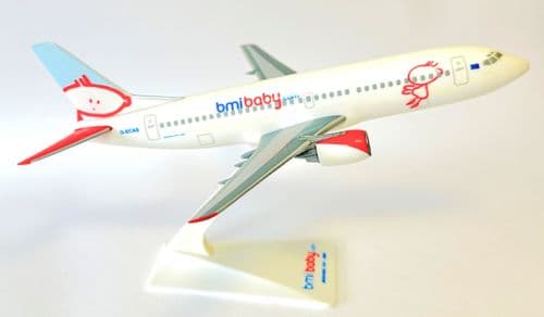 Boeing 737-300 BMI Baby 2000's Snap Fit Collectors Model Scale 1:180 G-ECAS