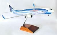 Boeing 737-800 Alaska Airlines Salmon Livery Skymarks Collectors Model 1:100