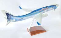 Boeing 737-800 Alaska Airlines Salmon Livery Skymarks Collectors Model 1:100