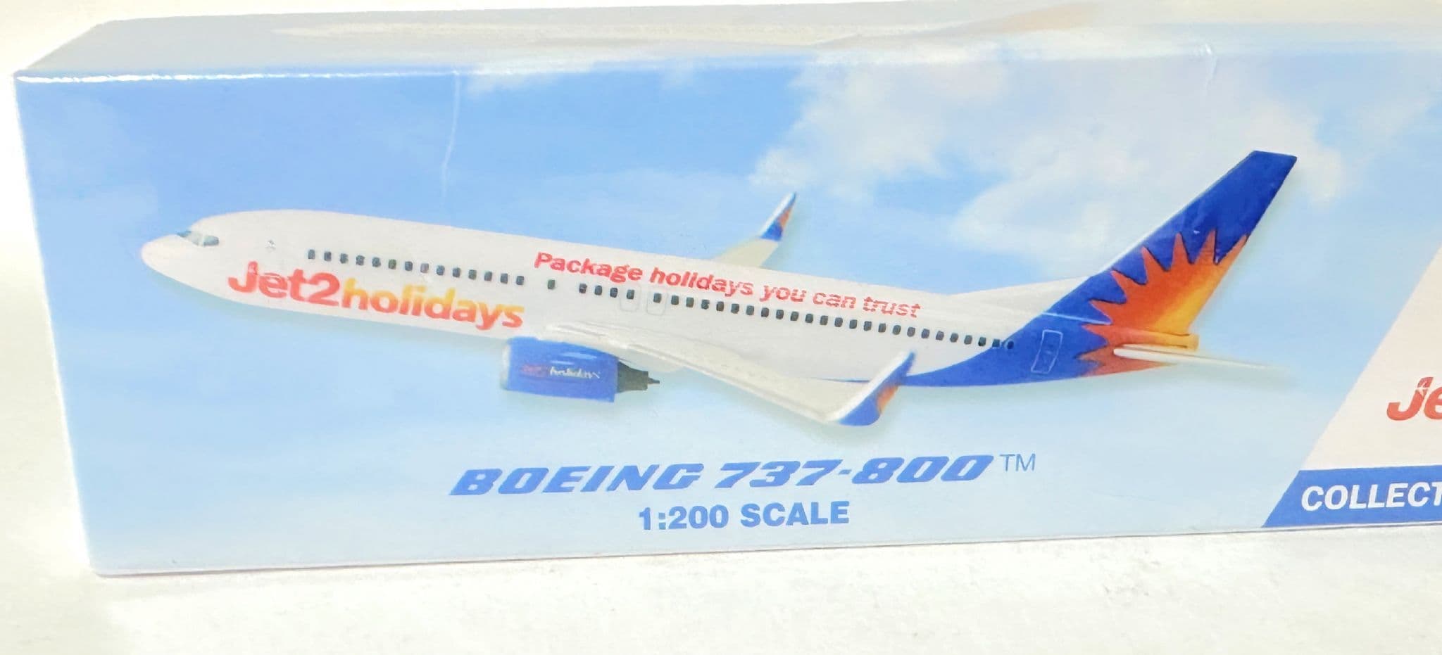 Boeing 737-800 Jet2 Holidays Snap Fit Airliner Collectors Model Scale 1 ...