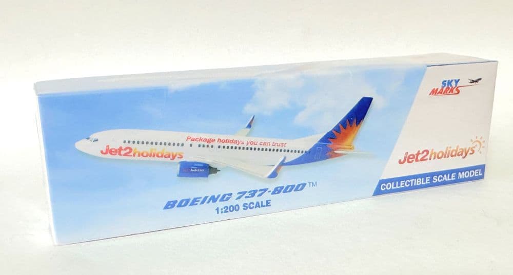 Boeing 737-800 Jet2 Holidays Snap Fit Airliner Collectors Model Scale 1 ...