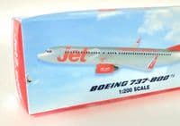 Boeing 737-800 Jet2 Red Silver Premier Models Snap Fit collectors Scale 1:200