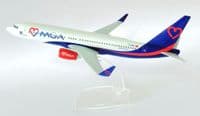 Boeing 737-800 MGA Mavi Gök Airlines Snap Fit Collectors Model Scale 1:200
