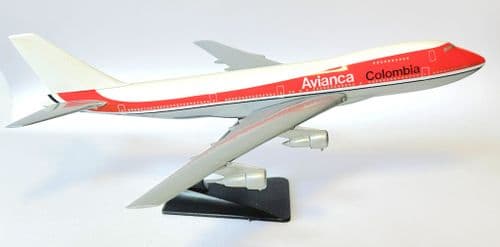 Boeing 747-200 Avianca Colombia 1990's Wooster Collectors Model Scale 1:250