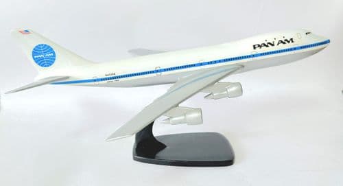 Boeing 747-200 Pan Am 1980's Vintage AirJet Collectors Model Scale 1:200