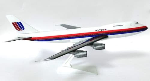 Boeing 747-200 United Airlines 1990's Wooster Collectors Model Scale 1:250