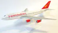 Boeing 747-300 Travel City Direct Air Atlanta Collectors Model Scale 1:250