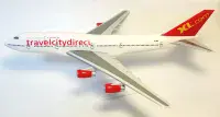 Boeing 747-300 Travel City Direct Air Atlanta Collectors Model Scale 1:250