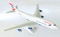 Boeing 747-400 BA British Airways Snap Fit Collectors Model Scale 1:250